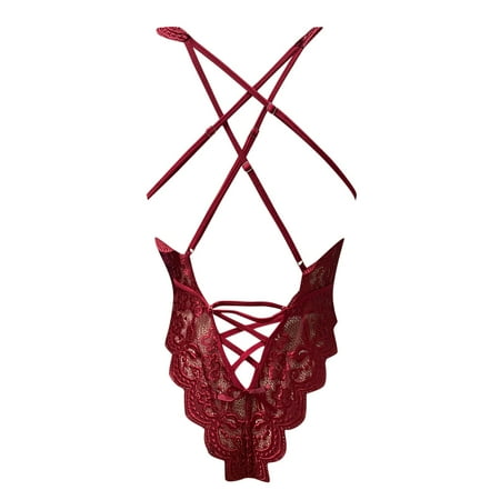 Aayomet Lingerie Set For Women Women s Self Knot Front Teddy Lingerie One Piece Floral Lace Bodysuit Red XL
Aayomet Lingerie Set For Women Women s Self Knot Front Teddy Lingerie One Piece Floral Lace Bodysuit Red XL