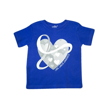 Inktastic Lung Cancer Awareness White Ribbon Around Heart Gift Toddler Boy or Toddler Girl T-Shirt
Inktastic Lung Cancer Awareness White Ribbon Around Heart Gift Toddler Boy or Toddler Girl T-Shirt