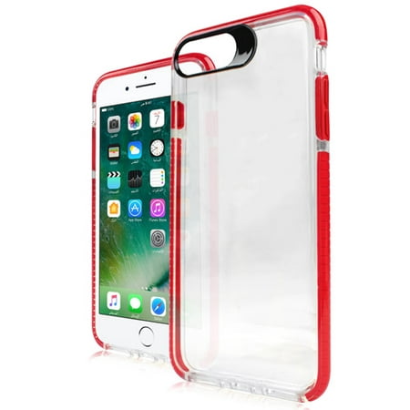 [해외] MUNDAZE Red Candy Acrylic Clear Case For Apple iPhone 7 PLUS / iPhone 8 PLUS Phone