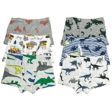 Comfortable Cotton Boxer Briefs for Little Boys - Pack of 6 - Sizes 4T to 8T - B&Q
Comfortable Cotton Boxer Briefs for Little Boys - Pack of 6 - Sizes 4T to 8T - B&Q