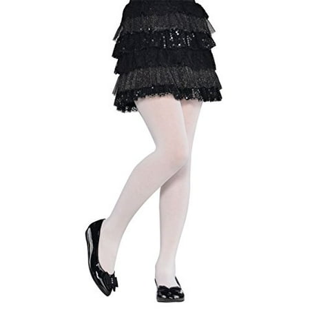 amscan White Tights - Child M/L