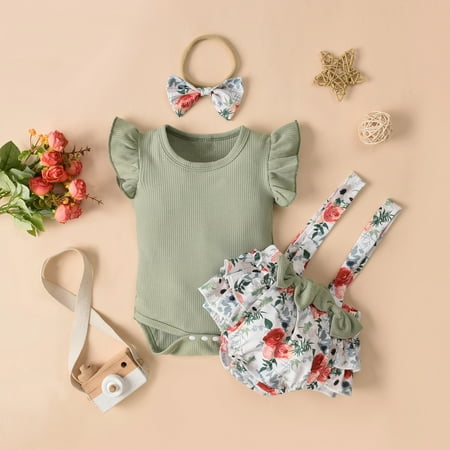 QISIWOLE Toddler Baby Girls Fashion Cute Flowers Print Ruffles Short Sleeve Romper Overalls Bow Suit Deals
QISIWOLE Toddler Baby Girls Fashion Cute Flowers Print Ruffles Short Sleeve Romper Overalls Bow Suit Deals