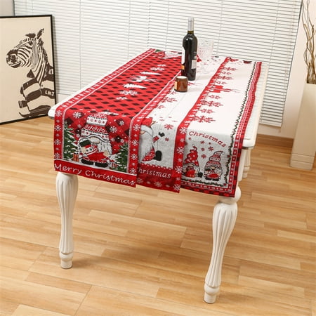 Tuelaly Christmas Table Runner Faceless Old Man Elk Knitted Table Runner Christmas Table Cloth for Christmas Holiday Party Home Table Decor
Tuelaly Christmas Table Runner Faceless Old Man Elk Knitted Table Runner Christmas Table Cloth for Christmas Holiday Party Home Table Decor