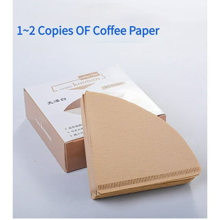 Amber Fine Strawberry V60 3 Piece Set Coffee Paper + 500 Coffee Pot Set American Pot for Barista Household