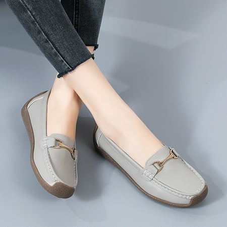 Women‘s Flat Metal Decor Loafers Lightweight Solid Color Non-slip Shoes Casual Low Top Shoes
Women‘s Flat Metal Decor Loafers Lightweight Solid Color Non-slip Shoes Casual Low Top Shoes