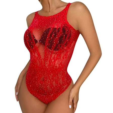 Women Exotic Lingerie Spaghetti Strap Rhinestone Suit Mesh Lace Spring Summer Casual Club Party Vacation Sleepwear Gifts To Lovers
Women Exotic Lingerie Spaghetti Strap Rhinestone Suit Mesh Lace Spring Summer Casual Club Party Vacation Sleepwear Gifts To Lovers