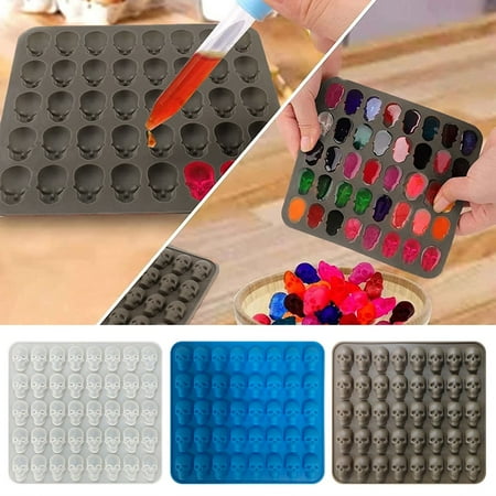 QWY Zayow 40 Cavity Skullss Candy Mould Silicone Mini Skullss Mould Non Stick 3D Skullss Mould Sugar Mould Food Grade Silicone Skullss Mould
QWY Zayow 40 Cavity Skullss Candy Mould Silicone Mini Skullss Mould Non Stick 3D Skullss Mould Sugar Mould Food Grade Silicone Skullss Mould