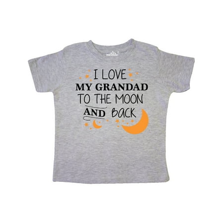 Inktastic I Love My Grandad To The Moon and Back Gift Toddler Boy or Toddler Girl T-Shirt
Inktastic I Love My Grandad To The Moon and Back Gift Toddler Boy or Toddler Girl T-Shirt