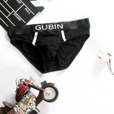 Mens Breathable Soft Underwear Low-Rise Briefs Trunks Underpants 95% Cotton
