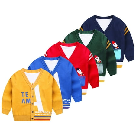 Esaierr 1-7 Years Old Boys Girls Knitted Sweater Jacket Fall Winter Cardigan Coat for Baby Kids Toddler Button down Knitted Cardigan Outwear
Esaierr 1-7 Years Old Boys Girls Knitted Sweater Jacket Fall Winter Cardigan Coat for Baby Kids Toddler Button down Knitted Cardigan Outwear