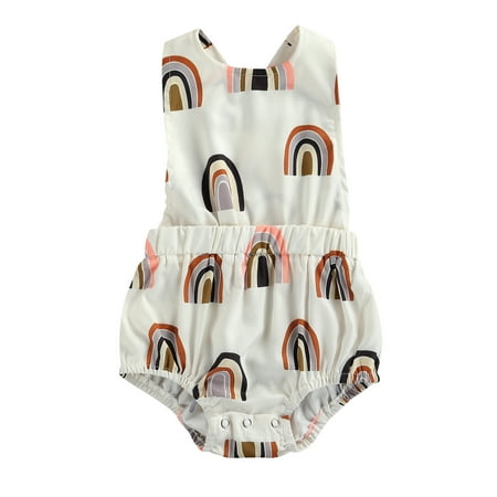 Canrulo Summer Toddler Baby Girls Boys Print Romper Sleeveless Sunsuit Outfits Set White-Rainbow 18-24 Months
Canrulo Summer Toddler Baby Girls Boys Print Romper Sleeveless Sunsuit Outfits Set White-Rainbow 18-24 Months
