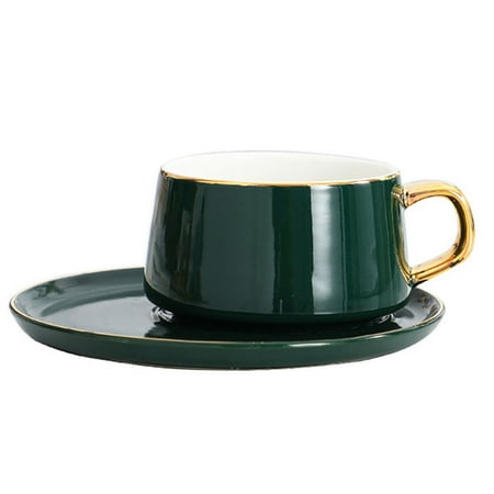 2 Pcs/1 Set Nordic Style Ceramic Coffee Cup Tea Cup Tray Afternoon Tea Set Tableware Tray without Spoon Green (Green)
2 Pcs/1 Set Nordic Style Ceramic Coffee Cup Tea Cup Tray Afternoon Tea Set Tableware Tray without Spoon Green (Green)