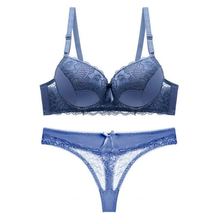 iOPQO lingerie for women Women Lingerie Lace Flowers Push Up Top Bra Pants Underwear Set Sleepwear Bra Navy 44
iOPQO lingerie for women Women Lingerie Lace Flowers Push Up Top Bra Pants Underwear Set Sleepwear Bra Navy 44