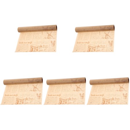 HOMEMAXS 5 Rolls of Grease-proof Paper Cake Baking Liner Food-grade Oil-proof Liner Disposable Oil Paper
HOMEMAXS 5 Rolls of Grease-proof Paper Cake Baking Liner Food-grade Oil-proof Liner Disposable Oil Paper