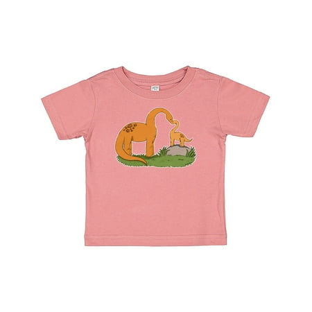 Inktastic Cute Heart Brontosaurus Family Gift Baby Boy or Baby Girl T-Shirt