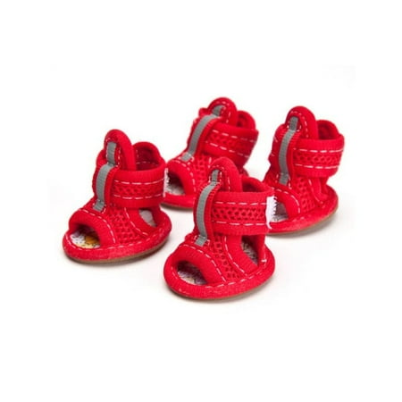 4Pcs/Lot Hot Sale Casual Anti-Slip Small Dog Shoes Cute Pet Shoes Shoe Spring Summer Breathable Soft Mesh Sandals Candy Colors
4Pcs/Lot Hot Sale Casual Anti-Slip Small Dog Shoes Cute Pet Shoes Shoe Spring Summer Breathable Soft Mesh Sandals Candy Colors
