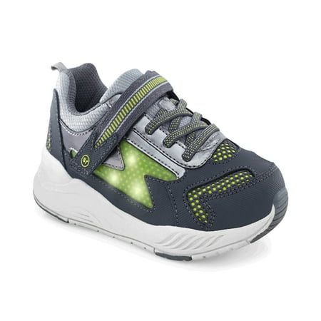 Stride Rite Kids Unisex Light-Up Zips Cosmic Sneaker