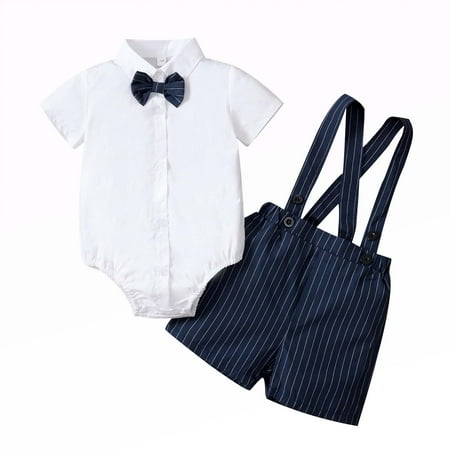 QIIBURR Baby Bow Tie Toddler Boys Clothes Toddler Baby Boys Summer Gentleman Bow Tie Striped Overalls Short-sleeved Suit Overalls for Boys Toddler Overalls for Boys
QIIBURR Baby Bow Tie Toddler Boys Clothes Toddler Baby Boys Summer Gentleman Bow Tie Striped Overalls Short-sleeved Suit Overalls for Boys Toddler Overalls for Boys
