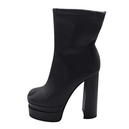 Lilgiuy Winter Large Size Boots For Women Boots Soled Thick Ladies High Heels Boots Shoes Black 9.5(43) Winter Clothes for 2022
Lilgiuy Winter Large Size Boots For Women Boots Soled Thick Ladies High Heels Boots Shoes Black 9.5(43) Winter Clothes for 2022