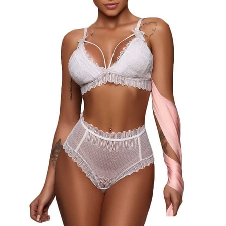 Intimates women White Lace Bowknot Lingerie Bra Bandage Set Bodysuit Sleepwear S-2XL Polyester Simple Long Sleeve Shirts for Women White
Intimates women White Lace Bowknot Lingerie Bra Bandage Set Bodysuit Sleepwear S-2XL Polyester Simple Long Sleeve Shirts for Women White