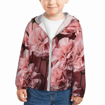 Goofa Delicate Pink Carnations Printed Kids Zip-Up Hoodie Girls Boys UPF50+ Sun Protection Jacket Hooded Cooling Shirt-5 Years
Goofa Delicate Pink Carnations Printed Kids Zip-Up Hoodie Girls Boys UPF50+ Sun Protection Jacket Hooded Cooling Shirt-5 Years