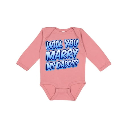 Inktastic Will You Marry My Daddy (blue) Gift Baby Boy or Baby Girl Long Sleeve Bodysuit
Inktastic Will You Marry My Daddy (blue) Gift Baby Boy or Baby Girl Long Sleeve Bodysuit