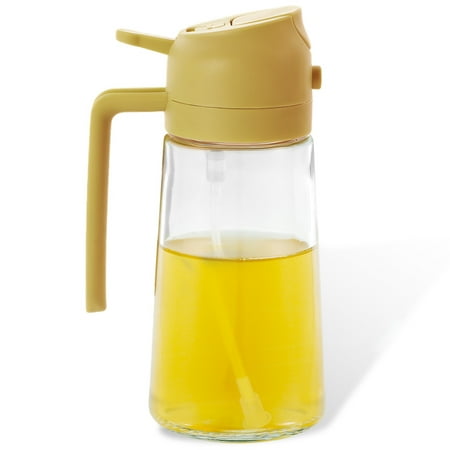 LINFANG Olive Oil Dispenser Bottle 2 in 1 Clear Glass Oil Sprayer and Container 470ML Refillable Vinegar Dispenser with Automatic Cap Portable Oil Spray Bottle for Cooking Baking
LINFANG Olive Oil Dispenser Bottle 2 in 1 Clear Glass Oil Sprayer and Container 470ML Refillable Vinegar Dispenser with Automatic Cap Portable Oil Spray Bottle for Cooking Baking