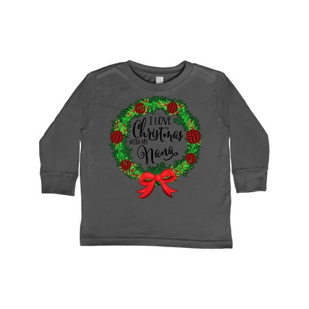 Inktastic I Love Christmas with My Nana Wreath Gift Toddler Boy or Toddler Girl Long Sleeve T-Shirt
Inktastic I Love Christmas with My Nana Wreath Gift Toddler Boy or Toddler Girl Long Sleeve T-Shirt