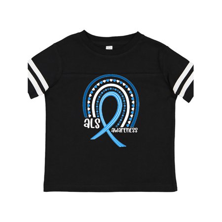 Inktastic ALS Awareness Rainbow Ribbon and Hearts Gift Toddler Boy or Toddler Girl T-Shirt
Inktastic ALS Awareness Rainbow Ribbon and Hearts Gift Toddler Boy or Toddler Girl T-Shirt