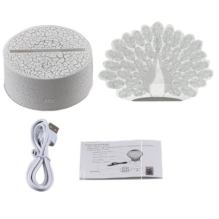 3D Peafowl Led | 7 Colors Changing Nightlight With Smart Touch & Remote Control | Night Light For Kids Or As Gifts For Women Kids Girls Boys
3D Peafowl Led | 7 Colors Changing Nightlight With Smart Touch & Remote Control | Night Light For Kids Or As Gifts For Women Kids Girls Boys