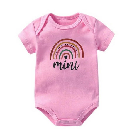 TUOBARR Toddler Baby Girls Boys Short-sleeve Print Romper Comfortable Fart Clothes Pink (0-24Months)
TUOBARR Toddler Baby Girls Boys Short-sleeve Print Romper Comfortable Fart Clothes Pink (0-24Months)