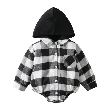 Baby Girls Bodysuits Boys Girls Long Sleeve Plaid Prints Hooded Romper Sweatshirt Bodysuits
Baby Girls Bodysuits Boys Girls Long Sleeve Plaid Prints Hooded Romper Sweatshirt Bodysuits