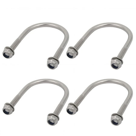 Unique Bargains 4pcs M6 Thread 304 Stainless Steel Round Bend U Bolt for 42mm Pipe Outer Dia
Unique Bargains 4pcs M6 Thread 304 Stainless Steel Round Bend U Bolt for 42mm Pipe Outer Dia