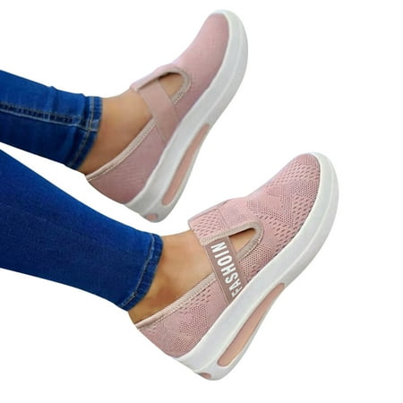 Ladies Fashion Solid Color Mesh Breathable Wedge Platform Casual Shoes Note Please Buy One Or Two Sizes Larger
Ladies Fashion Solid Color Mesh Breathable Wedge Platform Casual Shoes Note Please Buy One Or Two Sizes Larger
