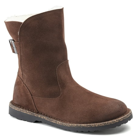 BIRKENSTOCK Upsalla Shearling Suede Leather Women Boots