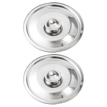 2Pcs Jar Lid Stainless Steel Oil Jar Cover Jar Pans Lid Reusable Cover Anti-scald Pot Cover
2Pcs Jar Lid Stainless Steel Oil Jar Cover Jar Pans Lid Reusable Cover Anti-scald Pot Cover