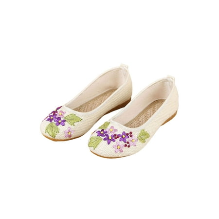SIMANLAN Womens Chinese Embroidered Flat Shoes Lady Mary Jane Ladies Linen Floral Loafers 
SIMANLAN Womens Chinese Embroidered Flat Shoes Lady Mary Jane Ladies Linen Floral Loafers