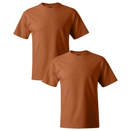 Hanes Men's Short Sleeve Beefy-T, Style 5180-Pack2