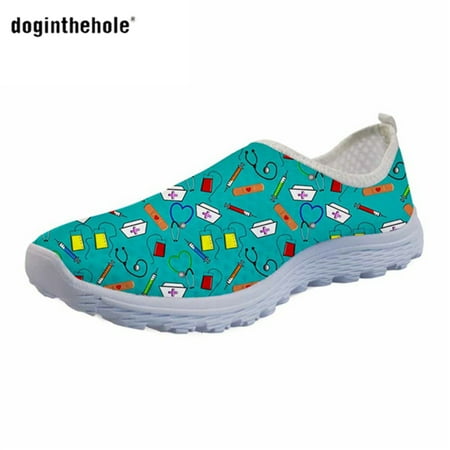 Women Slip on Sneaker Cartoon Nurse Surgon Design Breathable Mesh Ladies Shoes Comfortable Female Flat Footwear
Women Slip on Sneaker Cartoon Nurse Surgon Design Breathable Mesh Ladies Shoes Comfortable Female Flat Footwear