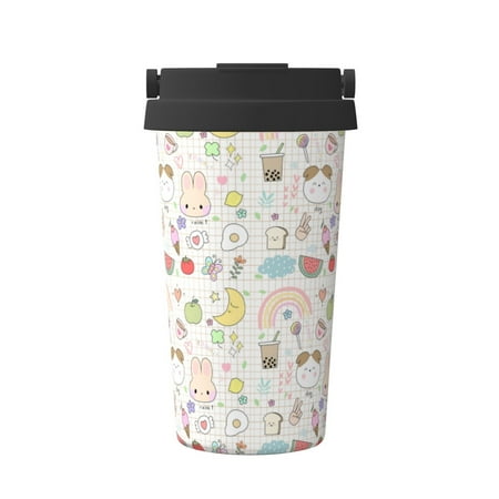 KLL Summer Rabbit Pattern Stainless Steel Vacuum Insulated Tumbler - Carry Insulated Coffee Mug - Reusable Insulated Cold Brew Iced Coffee Cup Thermos
KLL Summer Rabbit Pattern Stainless Steel Vacuum Insulated Tumbler - Carry Insulated Coffee Mug - Reusable Insulated Cold Brew Iced Coffee Cup Thermos