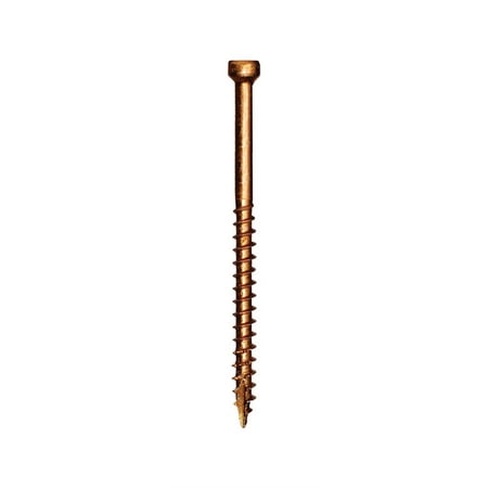 GRK Fasteners No. 9 x 4 in. L Star Coated Screws 50 pk