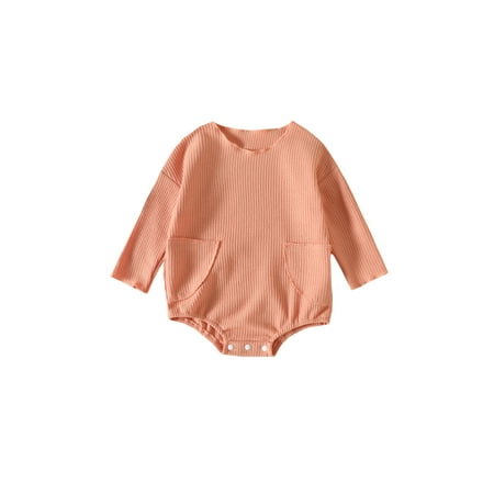 Liliz Newborn Baby Fall Romper Casual Long Sleeve Round Neck Solid Color Waffle Knit Bodysuit
Liliz Newborn Baby Fall Romper Casual Long Sleeve Round Neck Solid Color Waffle Knit Bodysuit