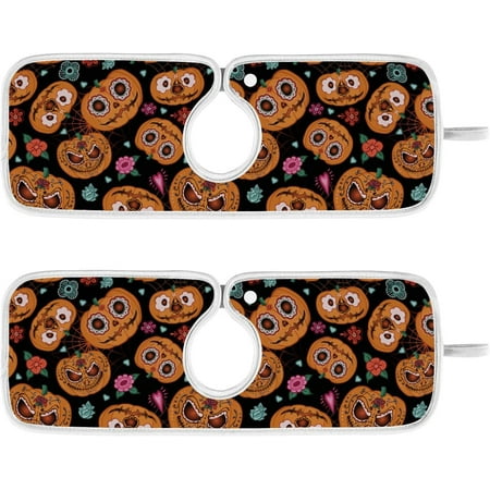 Funny Halloween Pumpkin Sink Splash Guard for Faucet 2 Packs Faucet Absorbent Mats Colorful Flower Faucet Handle Drip Catcher Quickly Drying Mat for Kitchen Counter Bathroom 23.6x5.5inx2
Funny Halloween Pumpkin Sink Splash Guard for Faucet 2 Packs Faucet Absorbent Mats Colorful Flower Faucet Handle Drip Catcher Quickly Drying Mat for Kitchen Counter Bathroom 23.6x5.5inx2