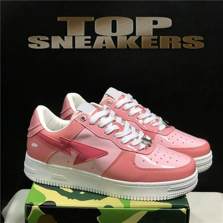 Top style Running Shoes Woman Fashion Patent Leather Luxury Bapesta Sneaker Black White Panda Message Outdoor Plate-forme designer sneakers Chaussures
Top style Running Shoes Woman Fashion Patent Leather Luxury Bapesta Sneaker Black White Panda Message Outdoor Plate-forme designer sneakers Chaussures