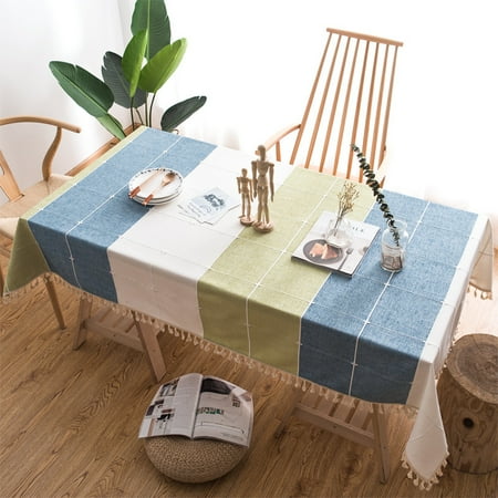 Heavy Cotton Linen Fabric Table Cover Spillproof Tablecloth With Tassels Washable Lattice Tablecloth Used For Kitchen Dining Party Holiday-K-140*200cm
Heavy Cotton Linen Fabric Table Cover Spillproof Tablecloth With Tassels Washable Lattice Tablecloth Used For Kitchen Dining Party Holiday-K-140*200cm