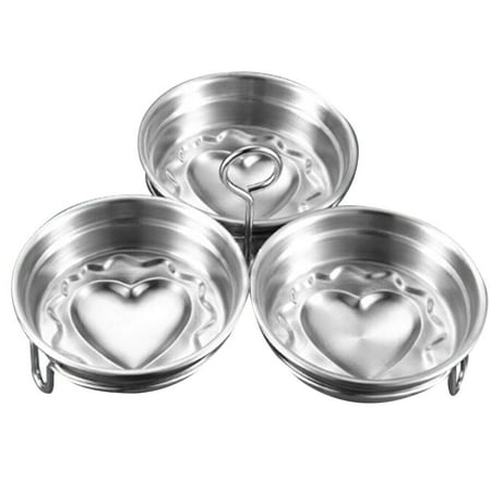 3Pcs Stainless Steel Egg Cooker Set Heart Shaped Egg Kitchen Gadgets Pancake Mold Baking Tool
3Pcs Stainless Steel Egg Cooker Set Heart Shaped Egg Kitchen Gadgets Pancake Mold Baking Tool