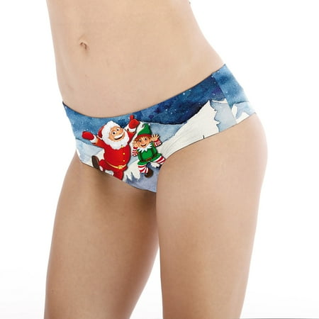 QWERTYU Womens Invisible Christmas No Show Underwear Briefs Mid Waist Bikini Stretch Comfort Seamless Hipster L Blue
QWERTYU Womens Invisible Christmas No Show Underwear Briefs Mid Waist Bikini Stretch Comfort Seamless Hipster L Blue
