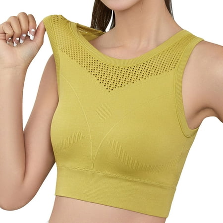 SEMIMAY Women Sports Bras Strappy Padded Medium Support Yoga Bra Workout Bra Workout Tops For Women
SEMIMAY Women Sports Bras Strappy Padded Medium Support Yoga Bra Workout Bra Workout Tops For Women