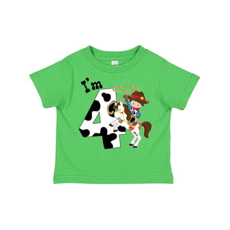 Inktastic I m Four-cowboy Riding Horse Birthday Gift Toddler Boy Girl T-Shirt
Inktastic I m Four-cowboy Riding Horse Birthday Gift Toddler Boy Girl T-Shirt