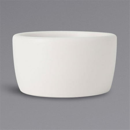 Tuxton VWX-0203 2 oz Round Pipkin Ramekins Matte White